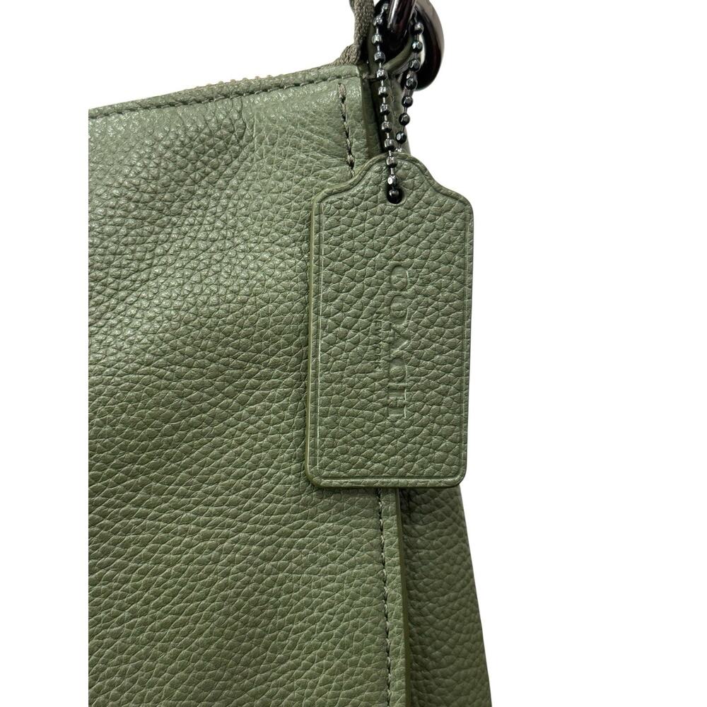 Coach 36762 Olive Pebbled Leather Hobo Crossbody Bag Gunmetal Turnlock Dust Bag - Picture 7 of 16